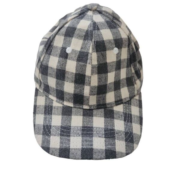 Cocus Pocus Ladies Gray White Buffalo Check Baseball Cap - Picture 1 of 4
